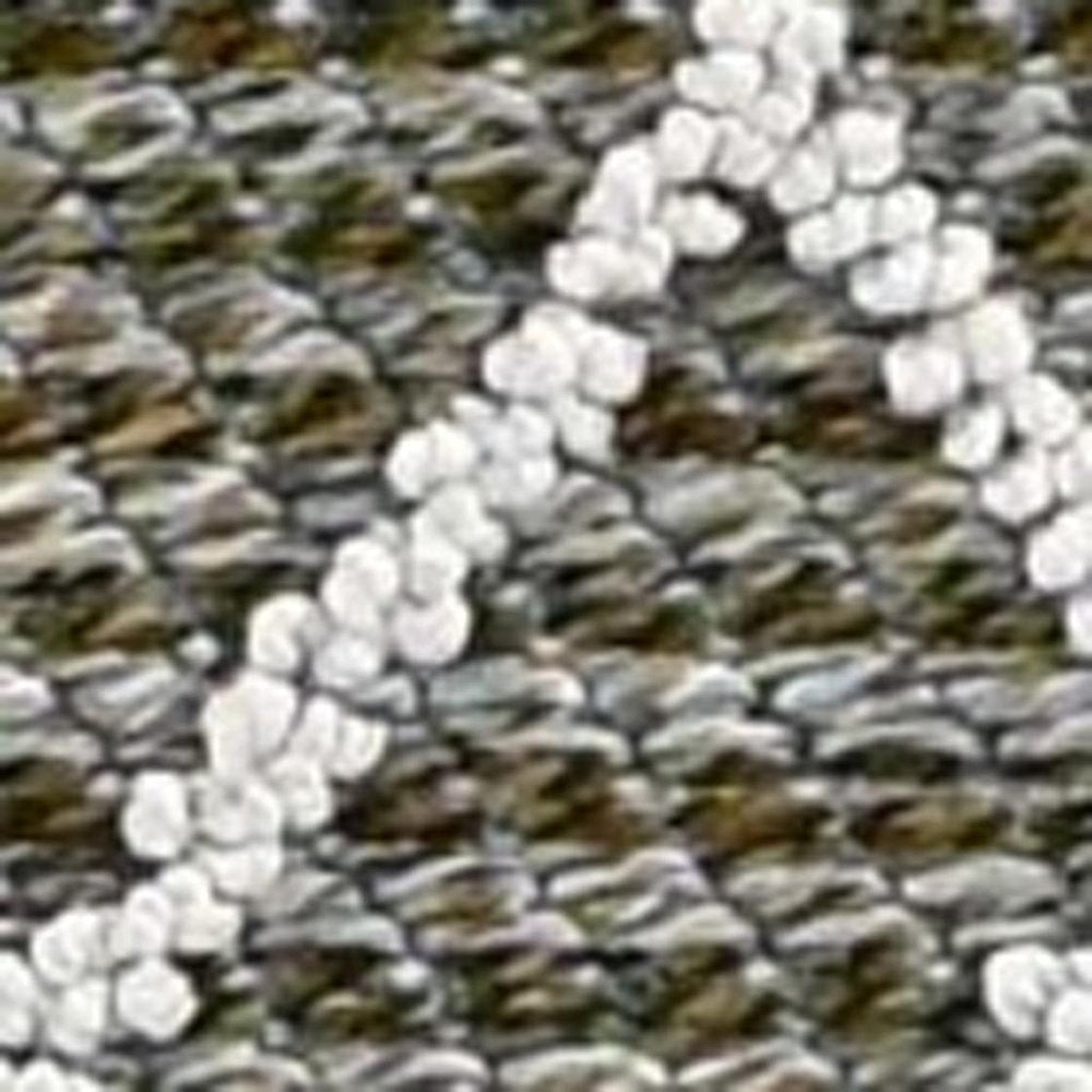 8' X 10' Gray Geometric Indoor Outdoor Area Rug