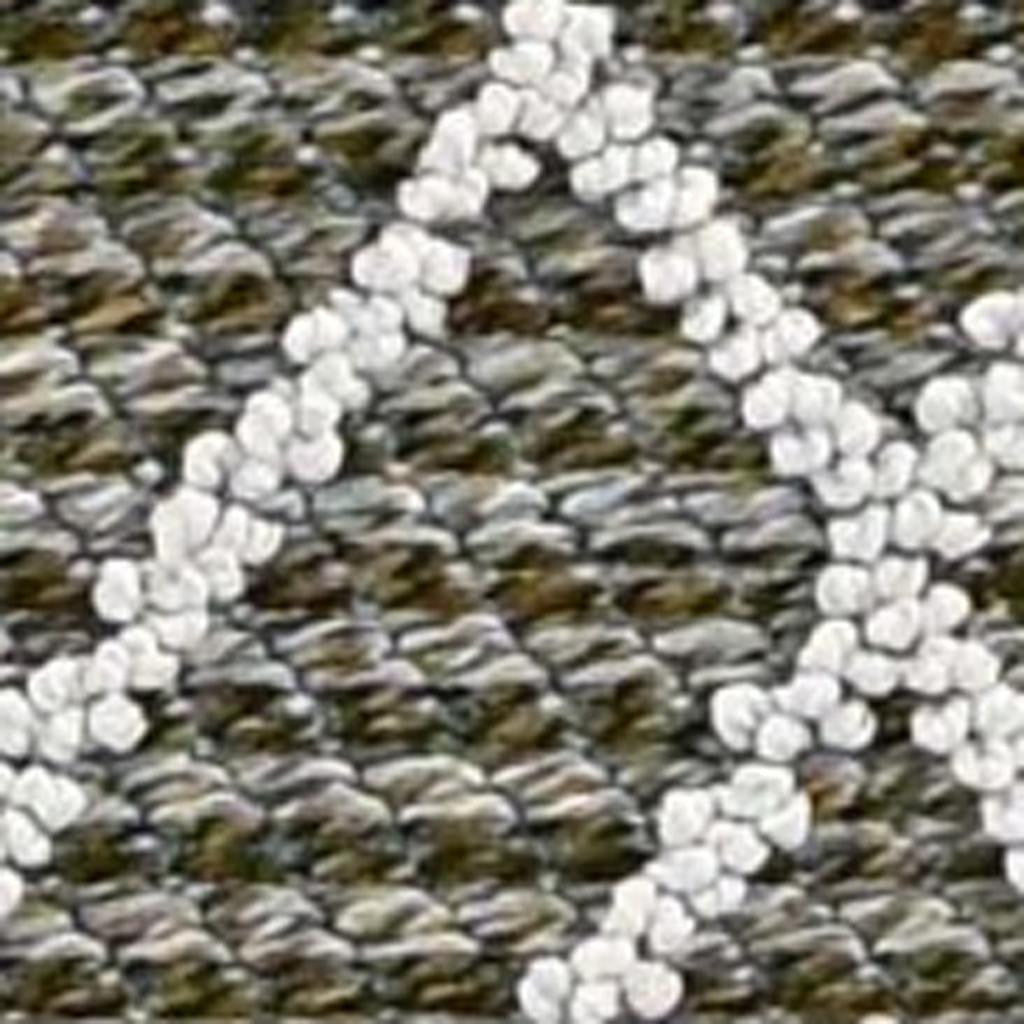 8' X 10' Gray Geometric Indoor Outdoor Area Rug