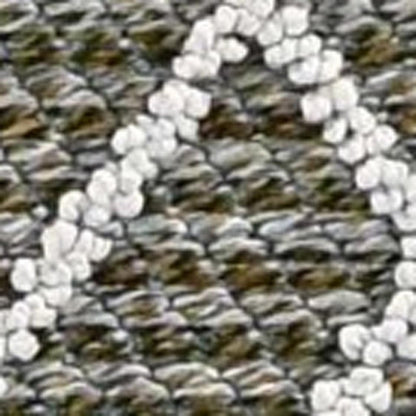 8' X 10' Gray Geometric Indoor Outdoor Area Rug