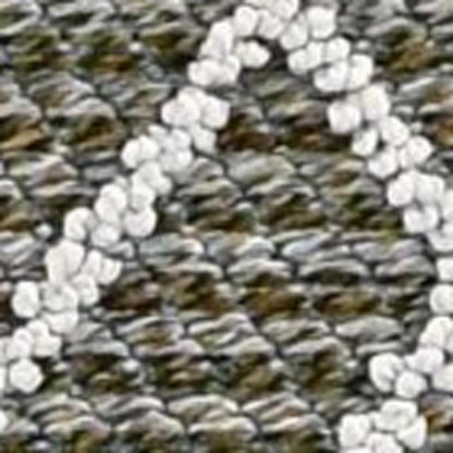 8' X 10' Gray Geometric Indoor Outdoor Area Rug
