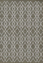 8' X 10' Gray Geometric Indoor Outdoor Area Rug