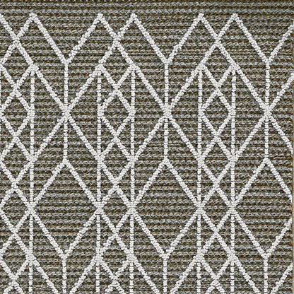 8' X 10' Gray Geometric Indoor Outdoor Area Rug