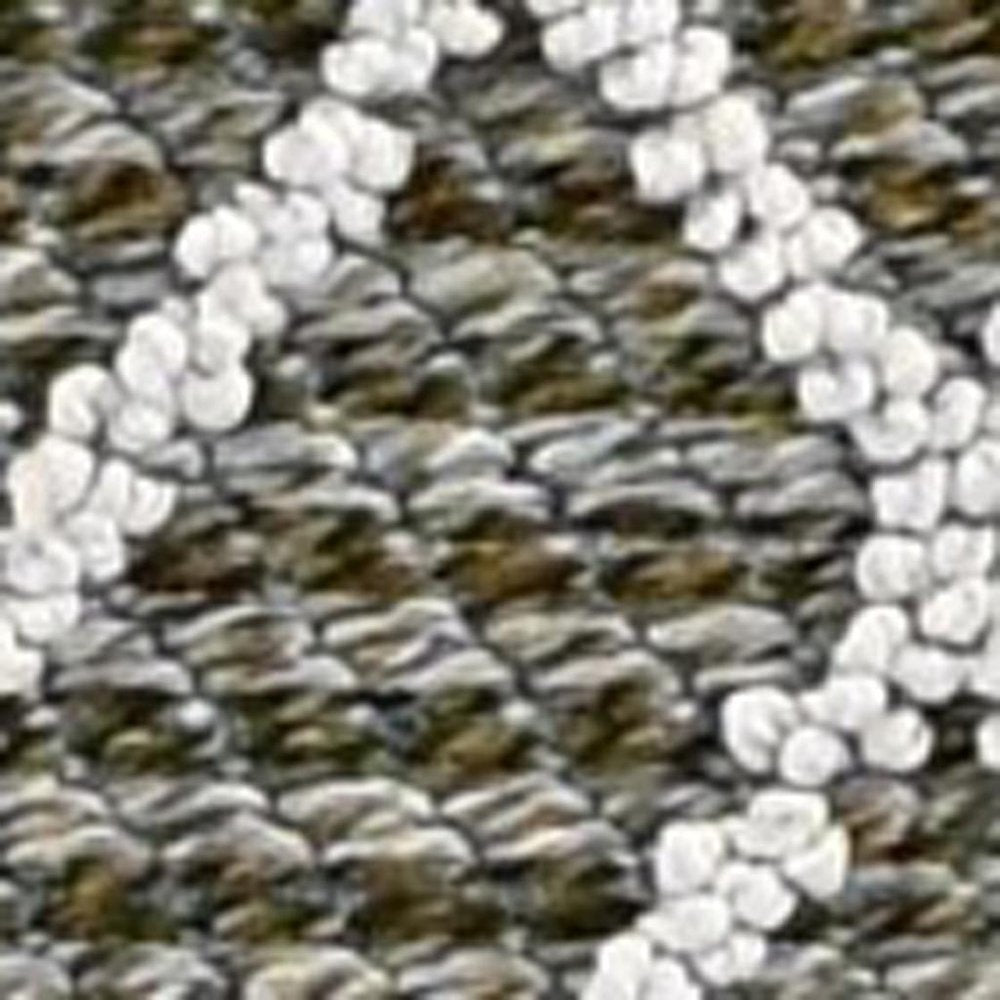 8' X 10' Gray Geometric Indoor Outdoor Area Rug