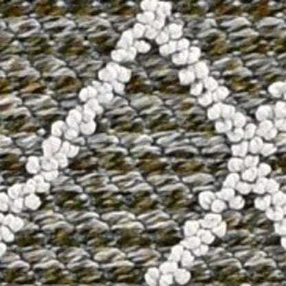 8' X 10' Gray Geometric Indoor Outdoor Area Rug
