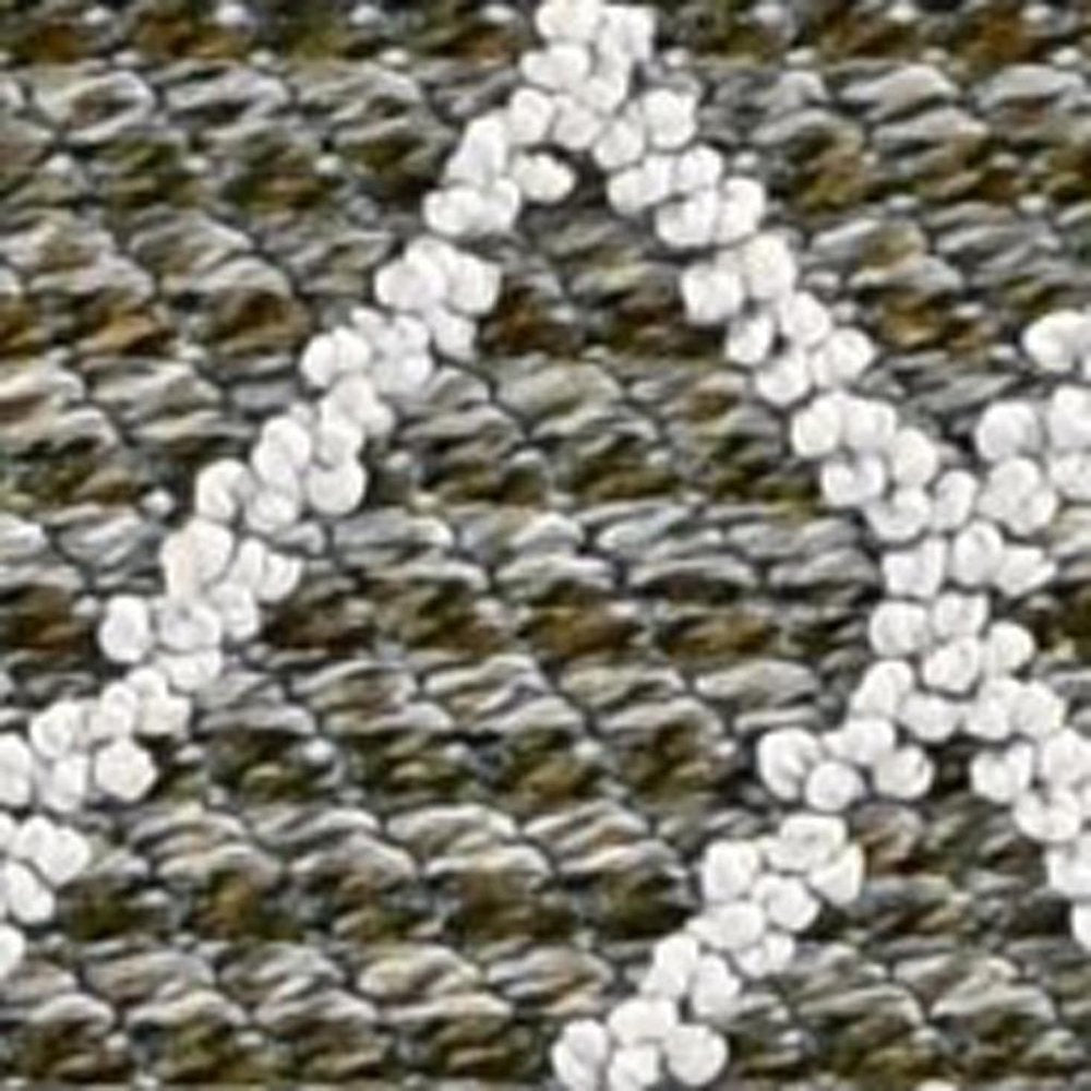 8' X 10' Gray Geometric Indoor Outdoor Area Rug