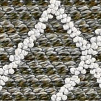 8' X 10' Gray Geometric Indoor Outdoor Area Rug