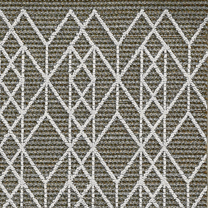 8' X 10' Gray Geometric Indoor Outdoor Area Rug