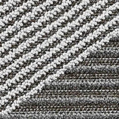 8' Gray Geometric Indoor Outdoor Area Rug