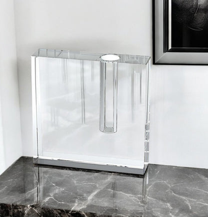 5" Clear Lead Free Crystal Bud Vase
