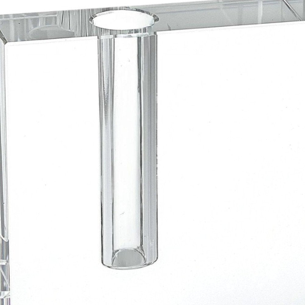 5" Clear Lead Free Crystal Bud Vase