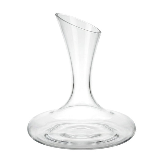 Clear Crystal Glass Convex Curve Shape Stemless Carafe