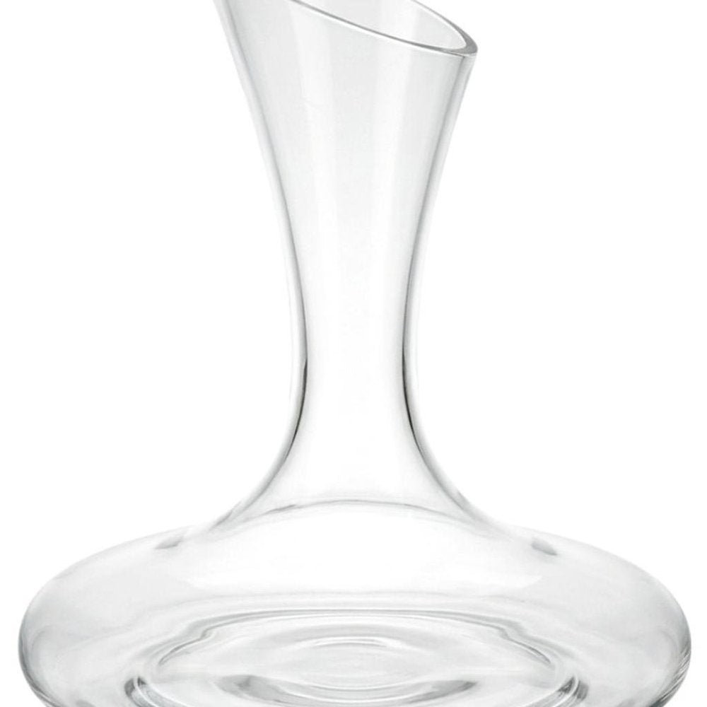 Clear Crystal Glass Convex Curve Shape Stemless Carafe