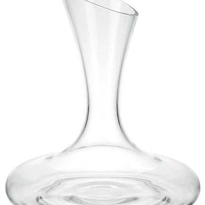 Clear Crystal Glass Convex Curve Shape Stemless Carafe