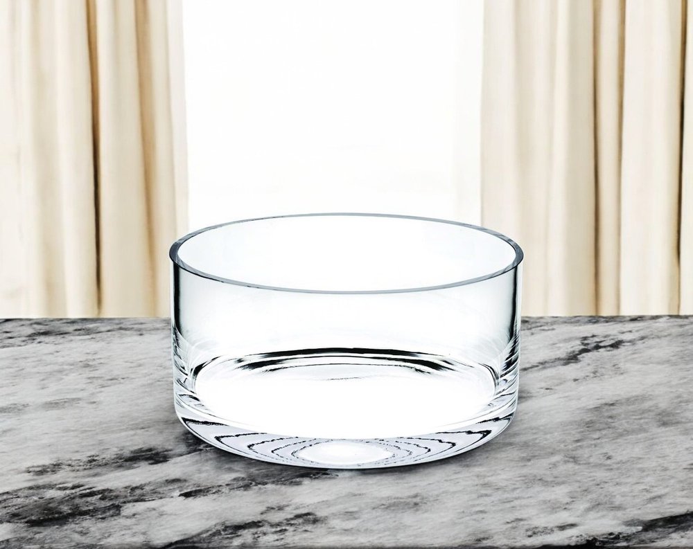 8" Lead Free Crystal Round Serving Bowl