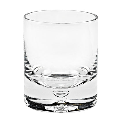 Set of Four Clear Crystal Rocks Old Fashion Glasses