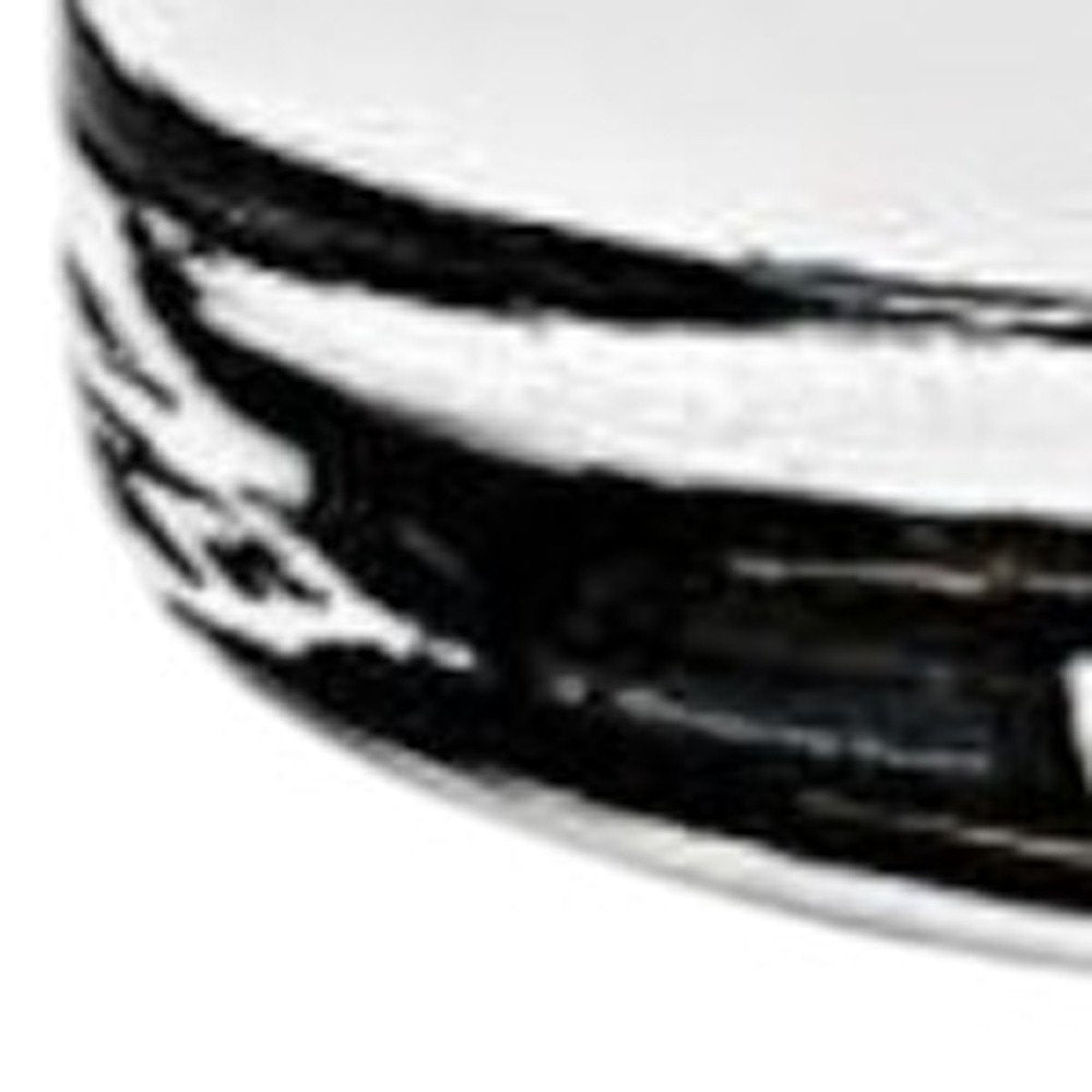 Set of Four Clear Mouth Blown Crystal Old Fashion Glasses