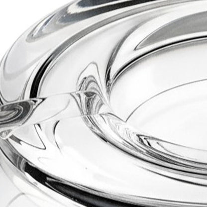 Mouth Blown European Crystal Cigar Ash Tray