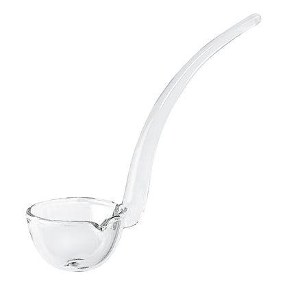 7" Mouth Blown Crystal Gravy Ladle