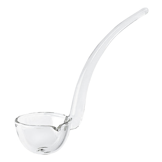 7" Mouth Blown Crystal Gravy Ladle