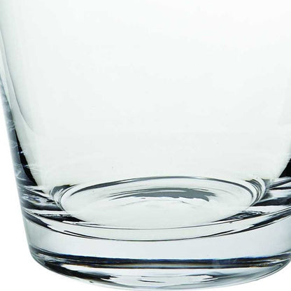 9" Clear Mouth Blown Crystal Ice Bucket