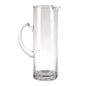 10" Clear Mouth Blown Lead Free Crystal Glass Pitcher