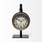 Metallic Brown Metal Hanging Desk Table Clock