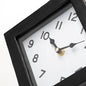 8" Black Ceramic Table Clock