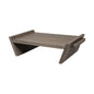 59" Brown Wood Coffee Table
