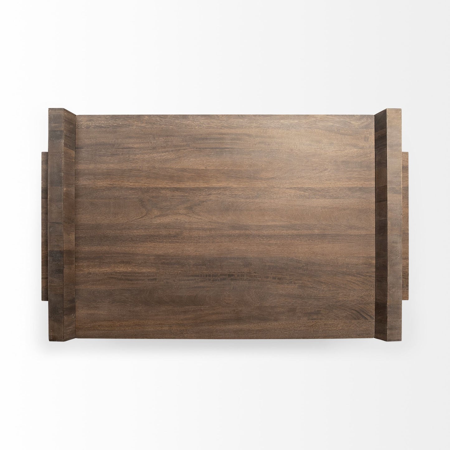 59" Brown Wood Coffee Table