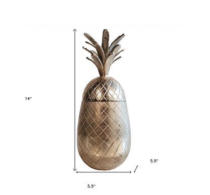 Pineapple Storage Aluminium Decor