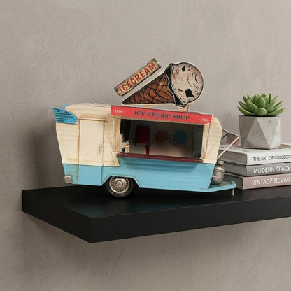 Ice Cream Trailer Metal Model