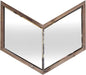 23" Brown Novelty Framed Accent Mirror