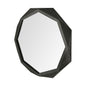 41" Black Solid Wood Octagon Framed
