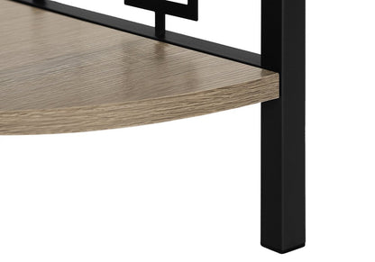 Taupe Metal Four Tier Corner Bookcase