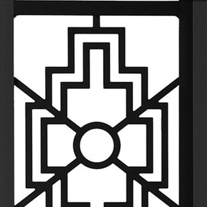 Espresso Metal Four Tier Corner Bookcase