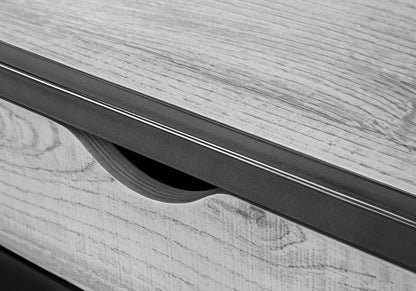 42" Gray and Dark Gray Computer Desk