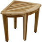 23" Natural Teak Corner Shower Bench