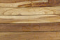 24" Brown Teak Rectangular Shower Bench
