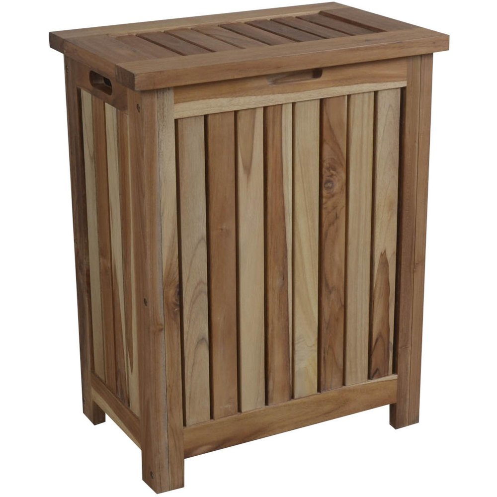 20" Natural Solid Wood Shaker Style Single Door Bathroom Cabinet