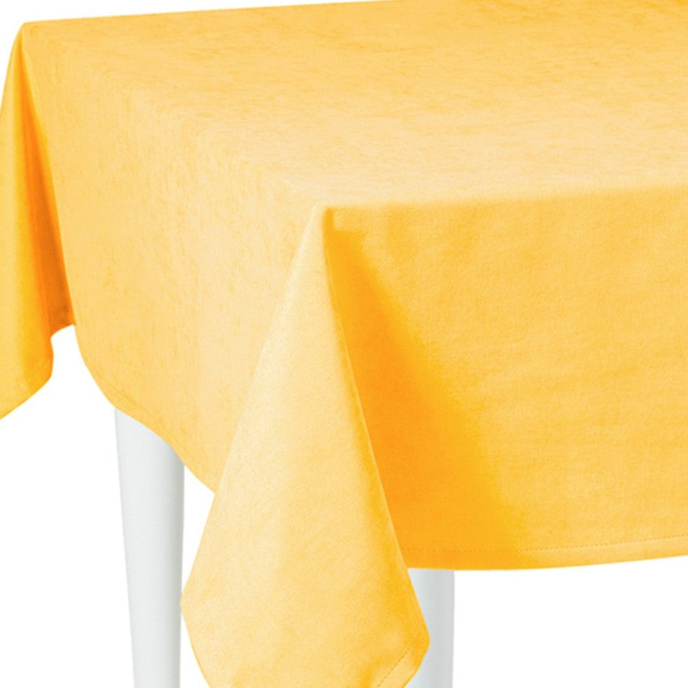 55" Merry Christmas Square Tablecloth In  Yellow