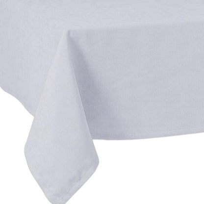55" X 104" Gray Polyester Tablecloth