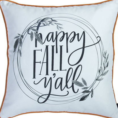 Set Of 4 18" Thanksgiving Quote Throw Pillow Cover In Multicolor