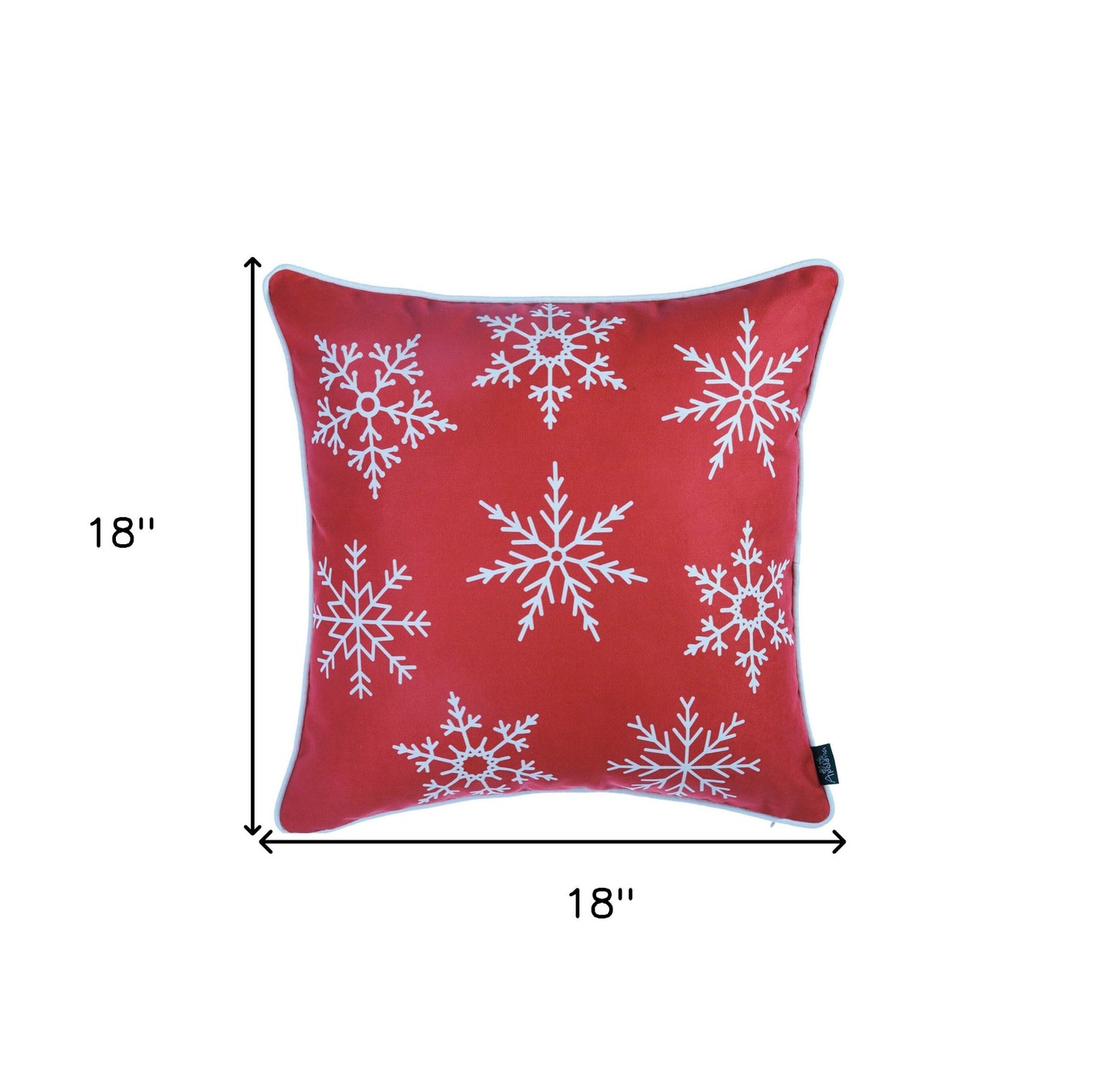 Set Of 4 18" Merry Christmas Throw Pillow Cover In Multicolor