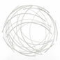 26" X 26" Silver Metal Circle