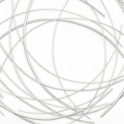 26" X 26" Silver Metal Circle