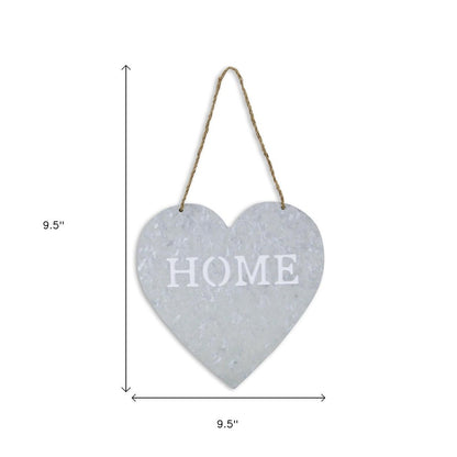 Home Gray Galvanized Cut Out Metal Wall Decor