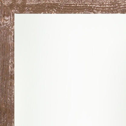 8" x 8" Brown Reclaimed Wood Tabletop Picture Frame