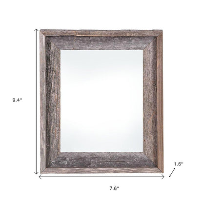 4" x 6" Gray Wood Tabletop Picture Frame