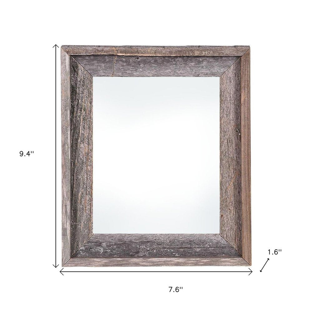 4" x 6" Gray Solid Wood Tabletop Picture Frame