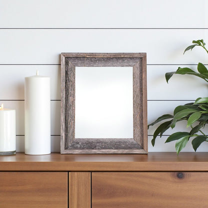 4" x 6" Gray Solid Wood Tabletop Picture Frame